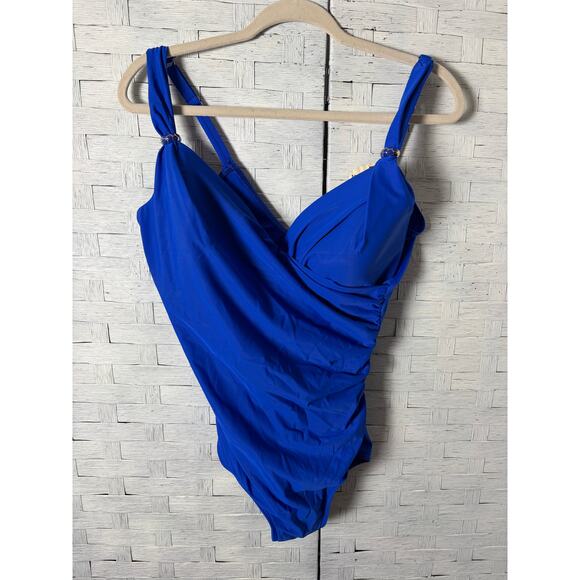 Miraclesuit Other - Miraclesuit women one piece‎ swimsuit feminine versed, asymmetrical coastal ￼
